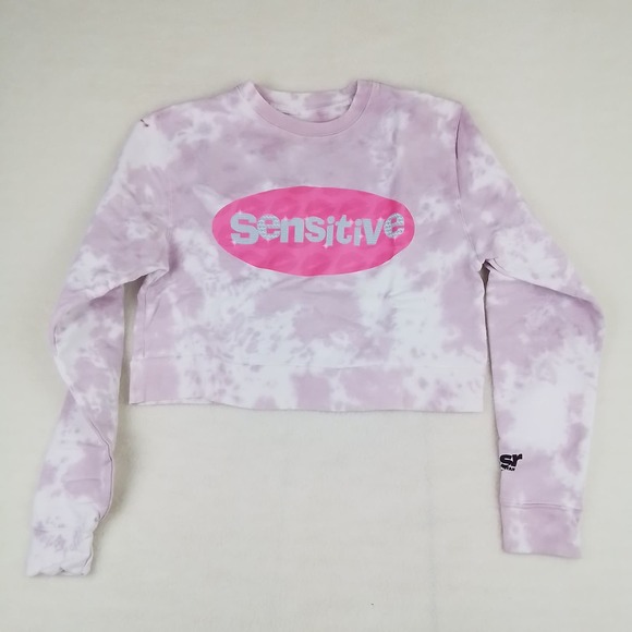 NIP REVOLVE BSR Samii Ryan‎ Sensitive Sweatshirt Size X Large in Pink Cloud - Picture 2 of 9